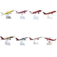 โมเดลเครื่องบิน รวมชุด Air Asia ขนาด 16 ซม 9 แบบ Scale1:400 ทำด้วยเหล็ก พร้อมฐานตั้งโชว์ - ของเล่น ของขวัญ ของสะสม