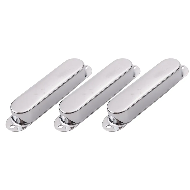 3Pcs Chrome Metal Sealed ST Strat Guitar Pickup Covers Closed Single Coil Pickup  Cover for Stratocaster Lazada