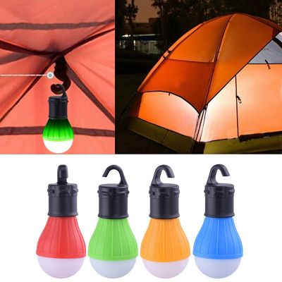 Camping Outdoor Hanging 3 Lantern Soft Camp Lights Bulb Lamp for Tent Fishing