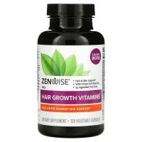 Zenwise Health Daily Hair Growth Vitamins with DHT Blocker 5000 MCG Biotin 120 Vegetarian Capsules