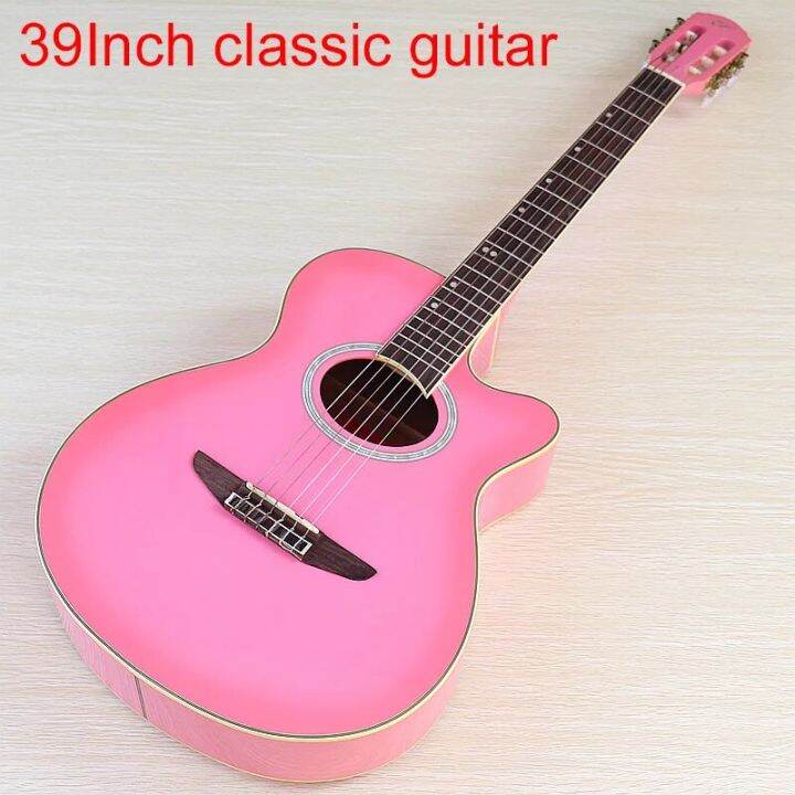 Stock 34 Inch And 36 Inch Full Basswood Body Classic Guitar Full Size