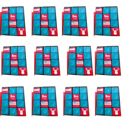 12 DOZEN MASTER BILLIARD CHALK BLUE / TISA NG BILYARAN / BILLIARD