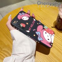 เคส Chenyyka สำหรับ OPPO A55 5G A74 5G เคสโทรศัพท์ดีไซน์ใหม่บางสร้างสรรค์ลายการ์ตูนเมโลดี้เคสป้องกันขอบสี่เหลี่ยมเคสนิ่มเคสปลอกซิลิโคนกันกระแทก