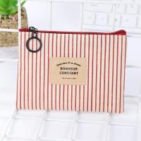 1PC Unisex Canvas Purse Card Key Mini Purse Pouch Canvas Bag Small Zipper Coin Purse Card Holder Wallet Four Colors Available