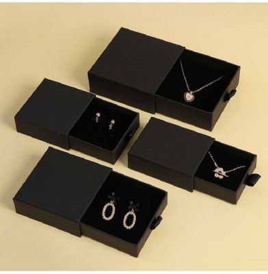 Jewelry Box Box Hot Ring Display Case Necklace Display Stand Jewelry Carrying Case Jewellery Gift Wrapping Paper Paper Case Necklace Boxes Jewelry Case