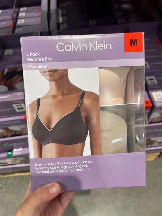 Set Áo Ngực Không Gọng Calvin Klein Wirefree Bra Của Mỹ | Lazada.Vn