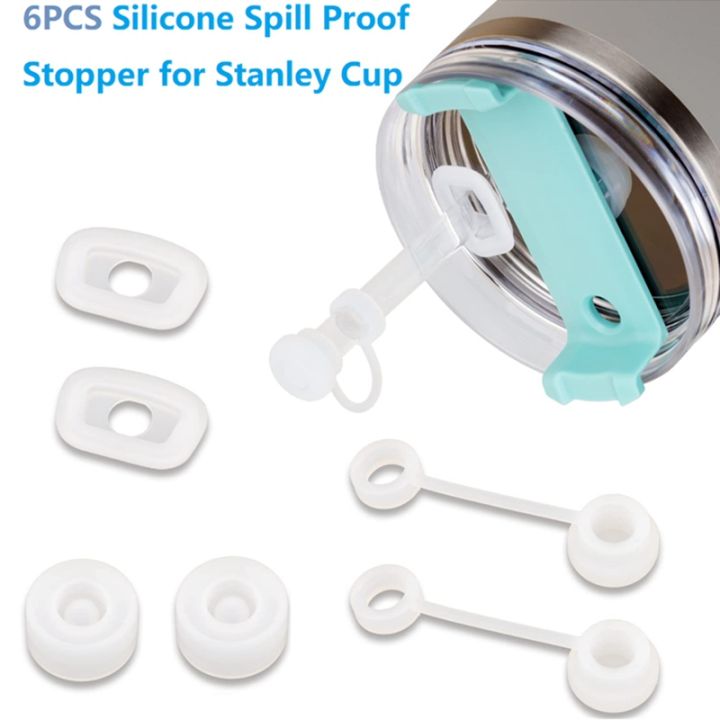 6 PCS Silicone Spill Proof Stopper Leakproof Silicone Seal Kit For Stanley  Cup 1.0 40/30/20 Oz For Stanley Spill Stopper