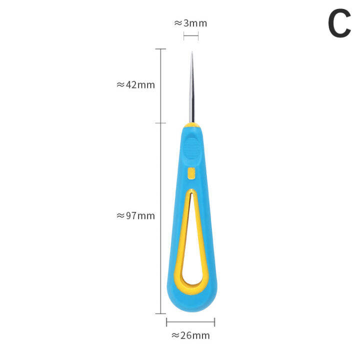 luhuiyixxn-awl-สำหรับการซ่อมแซมรองเท้าหนังจักรเย็บผ้าเครื่องมืองานฝีมือแบบ-diy-ตะขอตรงโค้งและรูเข็มเจาะ-stab-sticher-เย็บ