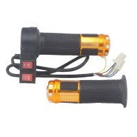 【LZ】❆♤▤  Anti-Slip Electric Bicycle Throttle Handle E-Bike Scooter Repairing Part Guiador com Controlador de 3 Velocidades 22mm 2Pcs