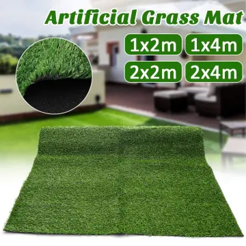 15x15cm Small Artificial Lawn Fake Grass Mat Green Fake Moss Wall