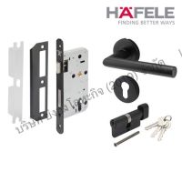 ชุดมือจับก้านโยกประตูสแตนเลสสตีล HAFELE 499.10.134 รุ่นมาตรฐาน STAINLESS STEEL LEVER HANDLE SET ประตูทางเข้า Entrance