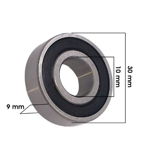 Ball Bearing 6200 2RS o 62002RS Lahar Ban Motor Biring Bantalan