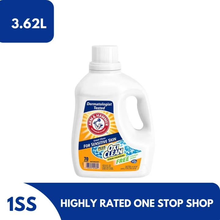 Arm & Hammer Sensitive Liquid Detergent with Oxiclean, 3.62L Lazada PH