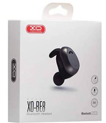 XO BE8 Bluetooth 5.0 Wireless Headset - Black