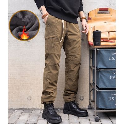 [พร้อมส่งจากไทย] Snow pants กางเกงบุขน สำหรับอากาศหนาว สีน้ำตาล