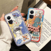 เคสนิ่มโปร่งใสสำหรับ OPPO Reno 10 5G เลนส์ป้องกันกันชน Oppo Reno เคสโทรศัพท์ใส TPU 10 / Reno10 Pro/ Reno10 Pro + ลายกราฟฟิตีฝาครอบหลังซิลิโคน OPPO Reno 10Pro Plus 5G