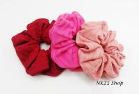 NK21 โดนัทรัดผม หนังยางรัดผม ที่มัดผม Scrunchies,ฺScrunchy,Hair accessories,Elastic hair tie