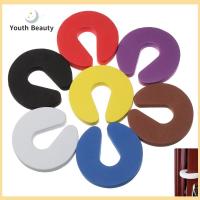 YOUTH BEAUTY 4PCS การรักษาความปลอดภัยภายในบ้าน โฟม คลิปประตู ที่กั้นประตู ป้องกันนิ้ว ความปลอดภัยของเด็กทารก อารักขา