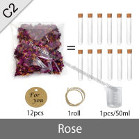 Wedding Confetti Tube Natural Dried Rose Flower Petal For Party And Wedding Decoration Favor