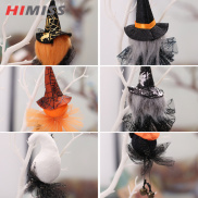 HIMISS RC Halloween Decorations Cartoon Mesh Skirt Pumpkin Witch Hanging