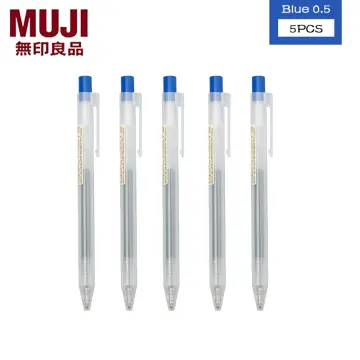 5pcs Original MUJI Moma Gel Ink pen 0.38mm made in japan Muji