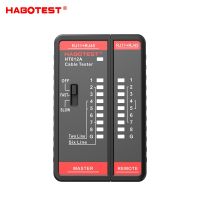 HABOTEST เครื่องทดสอบสายเคเบิลเครือข่ายเครื่องค้นหาสายแลน UTP HT812A RJ11 RJ45 Master และระยะไกลเครื่องตรวจจับการจัดตำแหน่งตัวติดตามสาย