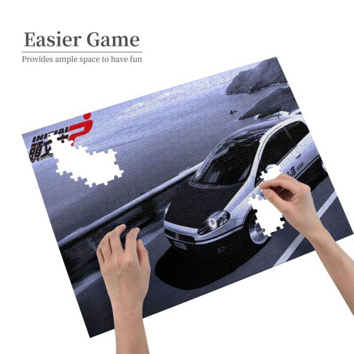 initial-d-fiat-punto-concept-edition-wooden-jigsaw-puzzle-500-pieces-educational-toy-painting-art-decor-decompression-toys-500pcs