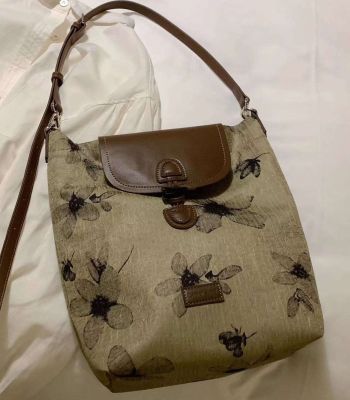 ☢❄⊙ Chio2nd stream mist leaf tote bag women 2023 new spring and summer handbag shoulder messenger bag