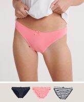 SUPERDRY SUPER STANDARD BRIEF 3 PACK - ชุดชั้นในสำหรับผู้หญิง