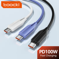 Toocki สาย USB ชนิด C ถึง USB C 100W PD ชาร์จเร็ว USBC สายสายชาร์จโทรศัพท์เคสโทรศัพท์ลายอิตาลีสำหรับ Xiaomi Samsung Macbook iPad