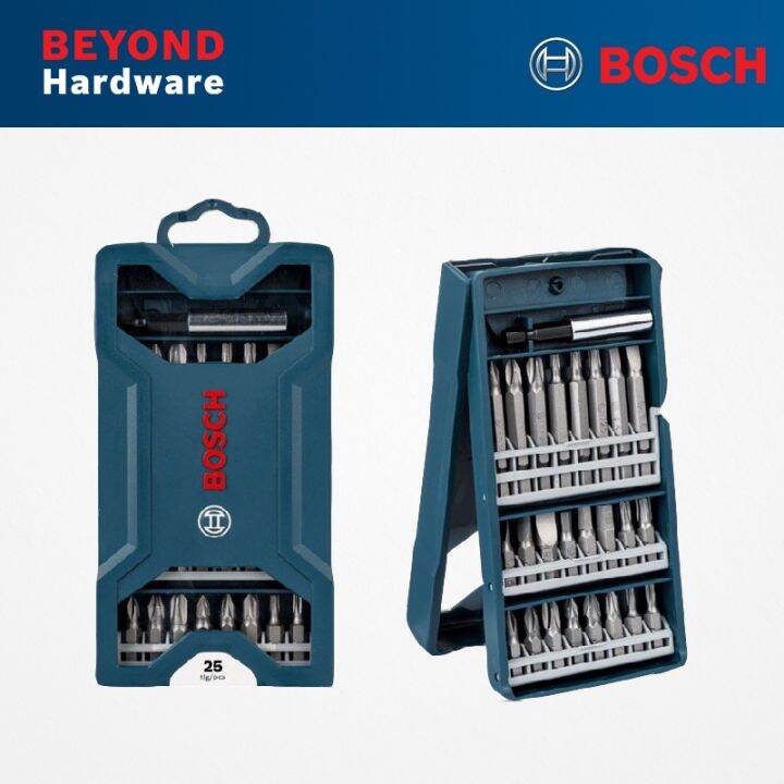 BOSCH 25pcs Mini X-Line Screwdriver Bit Set Blue - 2607017400 | Lazada