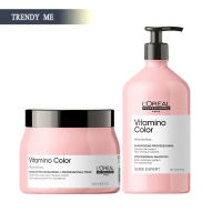 Loreal Serie Expert Vitamino Color Shampoo 500ml. + Masque 500ml.