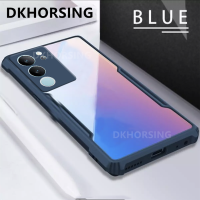 DKHORSING เคสโทรศัพท์โปร่งใสสำหรับ VIVO V29 5G เคสกันชน TPU อะคริลิค V29 Vivo เกราะกันกระแทก VIVOV29เคสโทรศัพท์มือถือ5G 2023