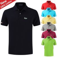 Fashion Brand Summer Mens Polos Shirts Short Sleeve 100 Cotton Casual Polos Homme Sports-Tees Male Clothes Lapel Tops XS-5XL