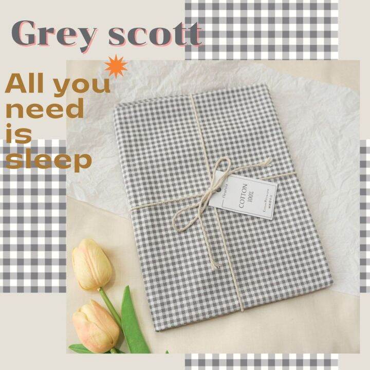 โปรพิเศษ-ปลอกหมอน-น่ารักลายสก็อตสไตล์เกาหลี-ผ้าcotton-100-gingham-pillowcase-ราคาถูก-ปลอกหมอน-ปลอกหมอนหนุน-ปลอกหมอนข้าง-ปลอกหมมอนยางพารา-ที่นอน-หมอน-เตียง-ผ้าปูที่นอน-ผ้านวม