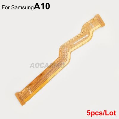 Aocarmo 5ชิ้น/ล็อตสำหรับ Samsung Galaxy A10 A20 A30 A40 A50เชื่อมต่อเมนบอร์ด A60สายเคเบิลงอได้การเชื่อมต่อเมนบอร์ด