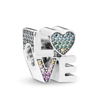 [พร้อมส่ง สินค้าแท้ ?] Pandora Multi Color Love Charm