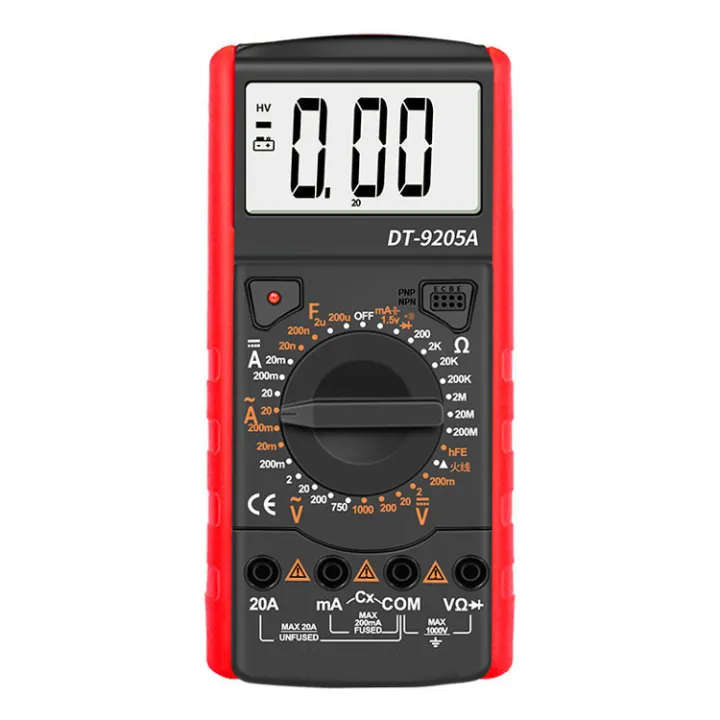 (COD) Multimeter Digital Paket Lengkap Dan Murah Asli ADA Buzzernya