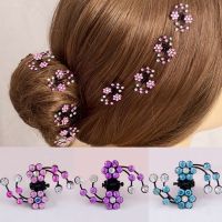 [hot]▦  6PCS/1 Pack Wedding Bridal Hair Claws Headwear Rhinestone Pins Accessories