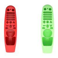 2Pcs Protective Silicone Case Washable for Amazon LG AN-MR600 AN-MR650 AN-MR18BA Remote Control, Luminous Green &amp; Red