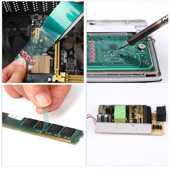 33-meters-roll-green-pet-film-tape-high-temperature-heat-resistant-pcb-solder-smt-plating-shield-insulation-protection