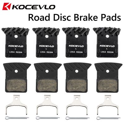 4 Pair Kocevlo  L05A L03A Disc Brake Pads Resin ICE resin Road bicycle FOR SHIMANO Caliper R7070 R8070 9170  RS805 Chrome Trim Accessories