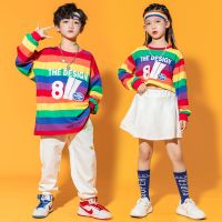 [COD] Childrens cheerleading costumes boys hip-hop suits girls dance trendy clothes elementary and middle school students sports meeting class