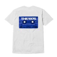 เสื้อยืดคอกลมKaos เสื้อยืด ลาย The 1975 สีดํา สีขาว สไตล์วินเทจ S-5XL