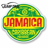 【✇】 Falcon Automotive Jump Time Jamaica สติกเกอร์จาเมกาเดินทางแล็ปท็อปกระเป๋าเดินทางรถหน้าต่างสติ๊กเกอร์ติดรถกันน้ำอุปกรณ์เสริมรถยนต์