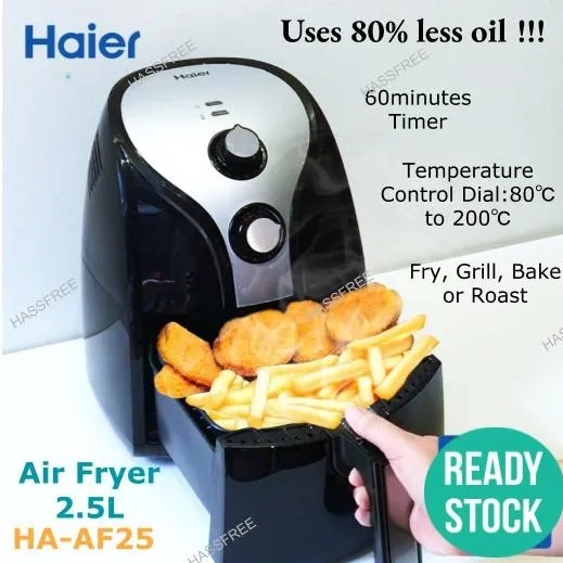 Haier Healthy 2.5L Air Fryer HAAF25 HAAF25 Lazada