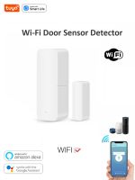 Tuya Smart WiFi ประตูหน้าต่างเซนเซอร์ Smart Home ประตูเปิดปิดเครื่องตรวจจับหน้าต่าง Sensor ทำงานร่วมกับ Alexa Home