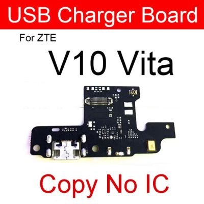 บอร์ดพอร์ตไมโครโฟนแท่นชาร์จ Usb สำหรับ Zte เบลด V10 V10vita Vita ปลั๊กที่ชาร์จแท่นชิ้นส่วนทดแทนบอร์ดสายเคเบิลงอได้