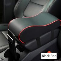 Leather Car Armrest Pad Auto Central Console Seat Box Mat Cushion Pillow Cover Vehicle Protective Styling Universal With Pocket