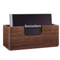 【CW】۞❈  wooden business card holder desk convenient and durable